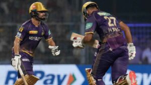 केकेआर ने सीएसके के खिलाफ जीत हासिल की।