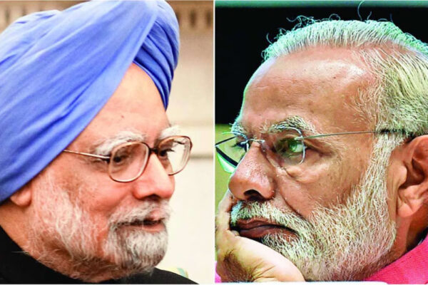 Narendra Modi & Manmohan Singh