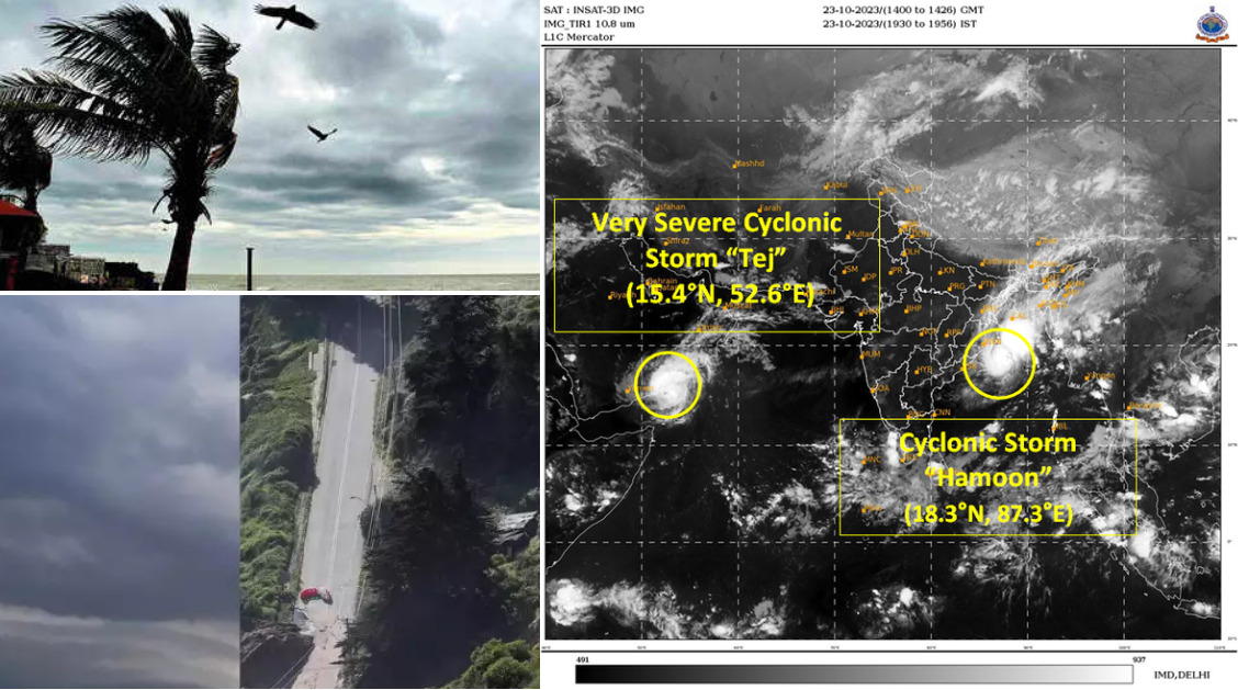 Cyclone Hamoon intensifies - Warning Issued in Odisha