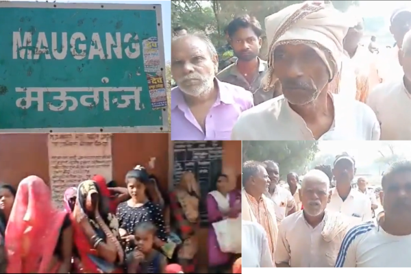 People surrounded the Fair price shop as they haven't received the ration