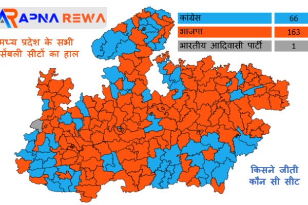 Madhya Pradesh Election Who won which seat