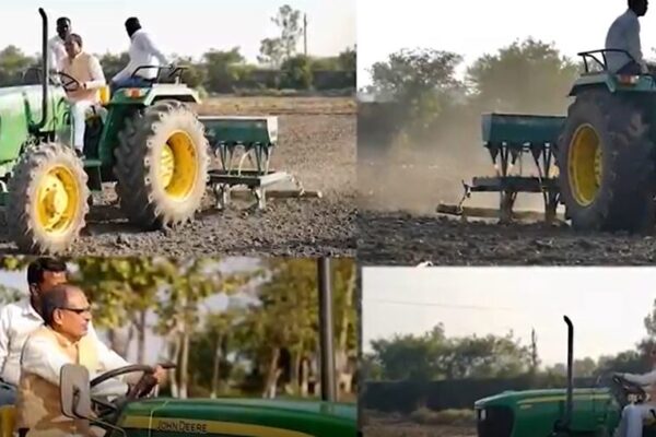 New look of Shivraj Singh Chouhan, written Brother & Uncle in X bio, seen driving tractor