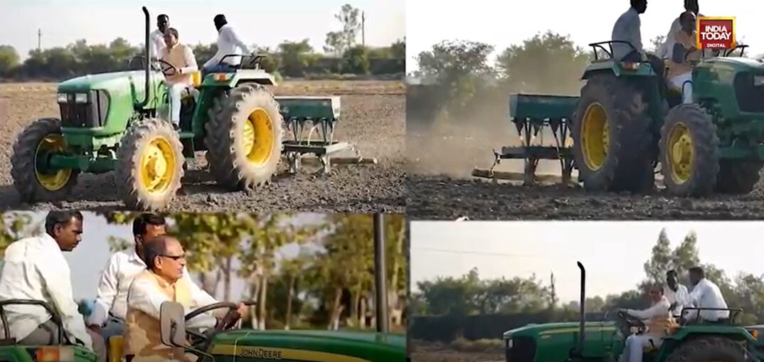 New look of Shivraj Singh Chouhan, written Brother & Uncle in X bio, seen driving tractor