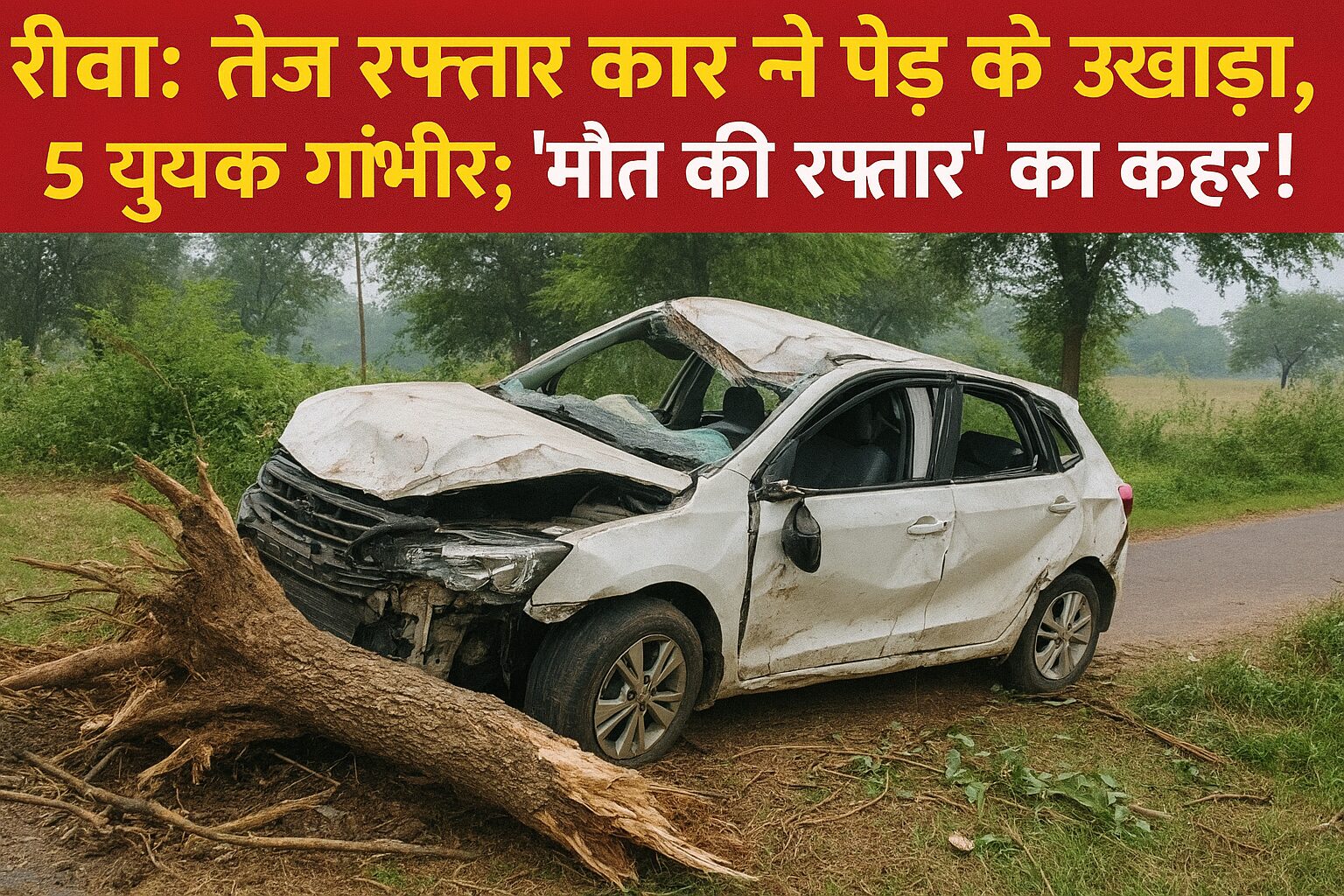 Car Accident in Rewa